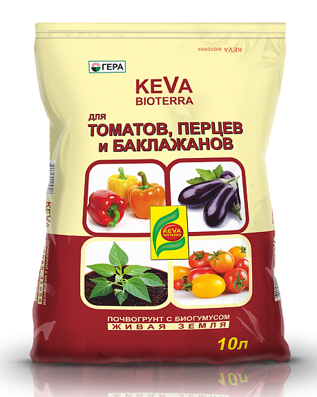 KEVA BIOTERRA (с биогум.) томаты и перцы 10л